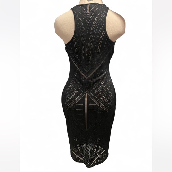 Mossimo Supply Co Black Halter Bodycon Midi Dress - Picture 5 of 5